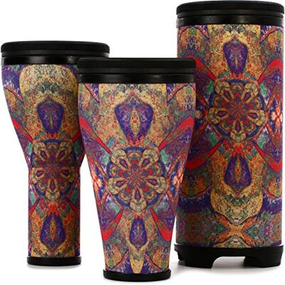 Remo World Percussion, Set Festival Combo Pack (1x Djembe, 1x Timbau, 1x Tubano), Morado DP-2510-AA-65 Remo World Percussion, Set Festival Combo Pack (1x Djembe, 1x Timbau, 1x Tubano), Morado DP-2510-AA-65