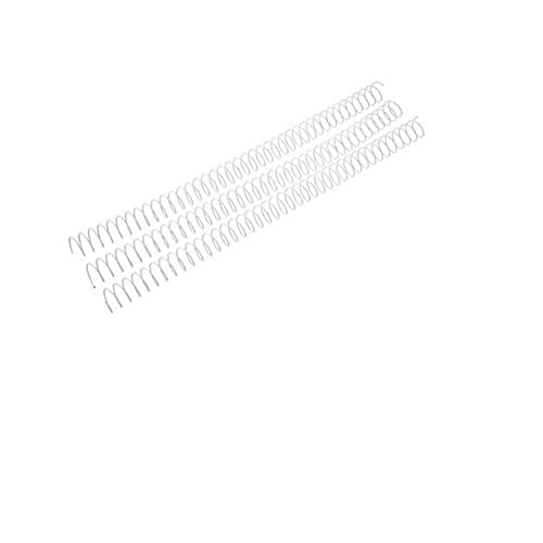 Fellowes 53150 – Pack di 50 spirali metalliche, 34 mm, colore: bianco
