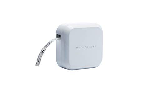 Brother PTP710BTHZ1 Lettering Dispositivo Cube Plus PT-P710BT USB 3.5-24 mm, Bianco, Provenienza Germania