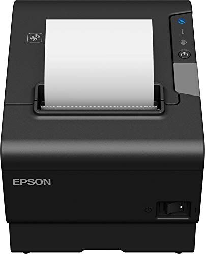 Epson C31CE94112 TM-T88VI incl. Buzzer 3" (80 mm), termodiretto, 180 dpi, 350 mm/sec, USB + RS232 + LAN, cutter integrato, Buzzer, nero