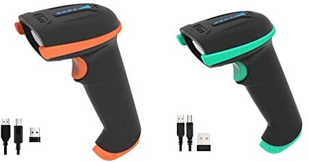 Tera 2D QR Lettore di Codici a Barre Senza Fili USB Cablato 1D 2D Wireless Barcode Scanner & Lettore di codici a barre portatile Laser 1D wireless e USB cablato