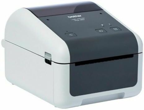 Brother TD4520DN Stampante desktop professionale per etichette da 4" con interfaccia LAN cablata e tecnologia di stampa termica diretta