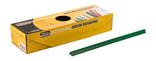 Fellowes Dorsini Rilegafogli, Diametro 11 mm, Confezione da 30 Pezzi, Verde