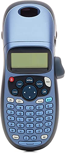 meideng LetraTag LT-100H Stampante portatile per etichette con tastiera ABC, ideale per l'ufficio o la casa, colore: blu