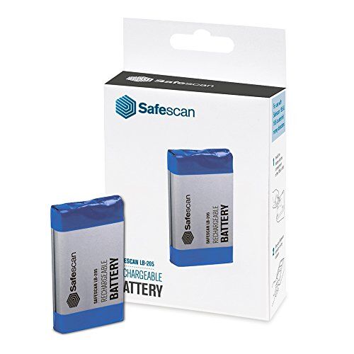 Safescan LB 205 Batteria ricaricabile che alimenta le bilance conta soldi  Batteria al litio che fornisce alle macchine contasoldi fino a 30 ore di alimentazione portatile