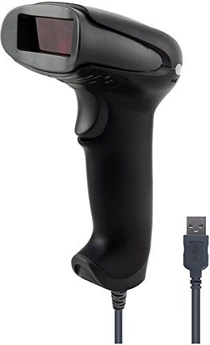 NETUM Lettore Codici Barcode, Ottico Scanner a Barre Universale con Cavo USB Compatibile con PC/Notebook, Windows XP / 7/8 e Tutti Altri Sistemi di Computer NT-2012