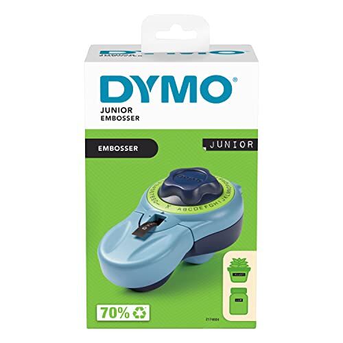 Dymo Etichettatrice a rilievo Junior   stampante per etichette 3D con diseño ABS ultrarresistente