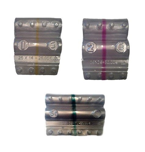 iTerNet Blister per monete euro Kit 300 blister portamonete misti da 1 euro, 2 euro e 50 centesimi (3 x 100)