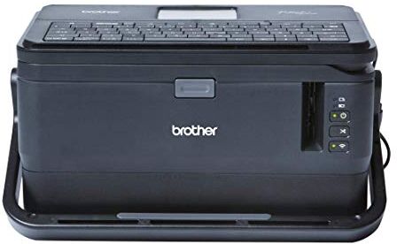 Brother PT-D800W, Etichettatrice Desktop Professionale con Connettività Wi-Fi, con Display LCD, Tastiera QWERTY Rimovibile, Nastri fino a 36 mm