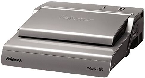 Fellowes Rilegatrice a Dorsi Plastici Galaxy-E, Elettrica, Capacità di Rilegatura 500 Fogli, Nero/Argento