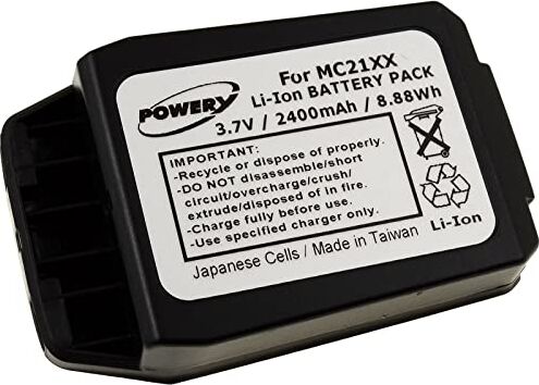 akku-net Batteria per Lettore Codici a Barre Zebra MC2180, 3,7V, Li-Ion