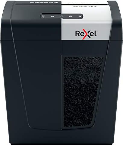 Rexel Distruggidocumenti Manuale SECURE MC6 con fogli lubrificanti (12 pz)