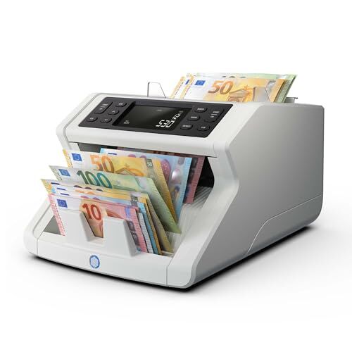Safescan 2265 contabanconote che conta il valore di sterline inglesi e euro miste Contabanconote con verifica banconote a 5 punti Contabanconote per banconote ordinate e per tutte le banconote