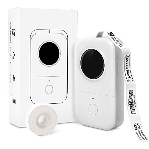 Phomemo D30 Stampante di Etichette, Stampante di Etichette Portatile Bluetooth, Etichettatrice Termica Autoadesiva, Adatta per Casa, Ufficio, Prezzo, Data, Nome, Bianco