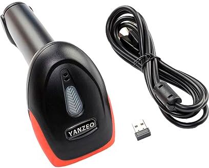 Yanzeo Wireless USB Portable DM QR Code Pos Laser Handheld 2D Barcode Scanner