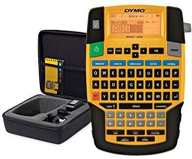 Dymo Rhino 4200 Etiquetadora, negro y amarillo