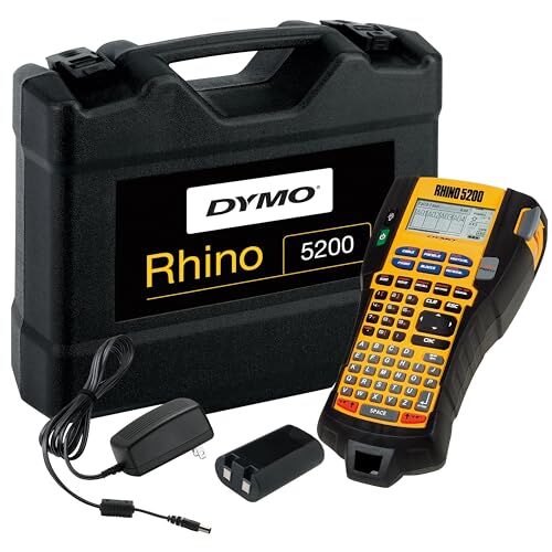 Dymo 5200 Hard Case Kit Etiquetas para impresoras, negro