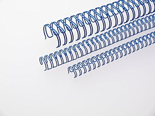 Renz One Pitch Wire binding Elements 2: 1 23 anelli, diametro 19 mm, 3/10,2 cm Blue
