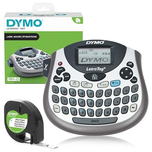 Dymo LetraTag LT-100T Etichettatrice Portatili, Tastiera QWERTY