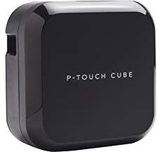 Brother P-Touch Cube Plus  Etichettatrice Compatibile PC e Mac (tramite USB) e smartphone/tablet (tramite Bluetooth), Compatibilità MFI (Made for iOS), Taglierina Automatica, fino a 24 mm