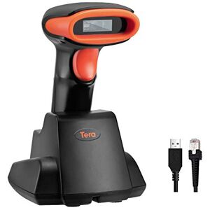 Tera Barcode Scanner Wireless 2,4GHz Lettore di Codici a Barre per QR 2D 1D con Stazione di Ricarica, Tera Barcode Scanner Wireless 2,4GHz Lettore di Codici a Barre per QR 2D 1D con Stazione di Ricarica,
