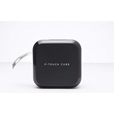 Brother P-Touch Cube Plus Stampante per etichette, collegabile tramite PC e Bluetooth, 6,1 x 11,5 x 11,5 cm, colore nero Brother P-Touch Cube Plus Stampante per etichette, collegabile tramite PC e Bluetooth, 6,1 x 11,5 x 11,5 cm, colore nero