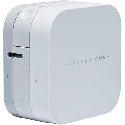 Brother P-Touch Cube Stampante di Etichette altamente resistenti e colorate fino a 12 mm con Connettività Bluetooth e compat. MFI Smartphone e Tablet iOS e Android Taglierina Manuale Brother P-Touch Cube Stampante di Etichette altamente resistenti e colorate fino a 12 mm con Connettività Bluetooth e compat. MFI Smartphone e Tablet iOS e Android Taglierina Manuale