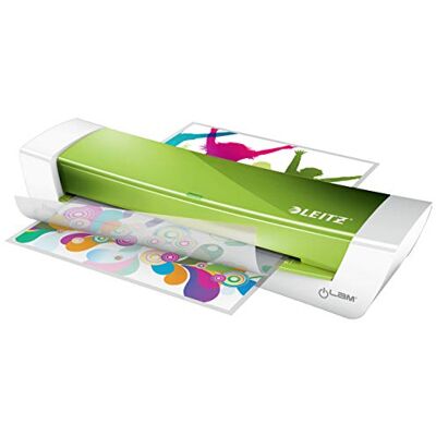 Leitz Plastificatrice iLam A4, Ideale per l'home office, Verde, 73680054 Leitz Plastificatrice iLam A4, Ideale per l'home office, Verde, 73680054