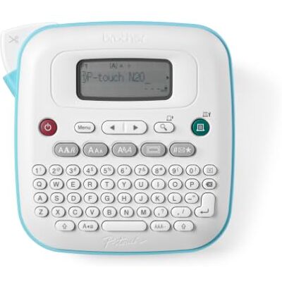 Brother PTN20 Etichettatrice Desktop Tastiera QWERTY Display LCD Nastri Btag fino a 12 mm 3 font, 15 cornici e 200 simboli integrati Brother PTN20 Etichettatrice Desktop Tastiera QWERTY Display LCD Nastri Btag fino a 12 mm 3 font, 15 cornici e 200 simboli integrati