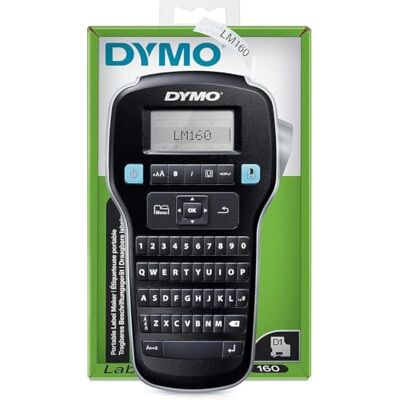 Dymo LabelManager 160 Etichettatrice portatile Stampante per etichette a trasferimento termico facile da usare con tastiera stile computer (QWERTY) Dymo LabelManager 160 Etichettatrice portatile Stampante per etichette a trasferimento termico facile da usare con tastiera stile computer (QWERTY)