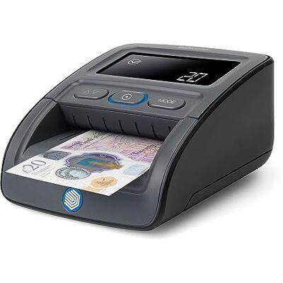 Safescan 155-S Verifica banconote false automatico che verifica rapidamente le banconote, Verificatore del falso a 7 punti, Accurato Verifica banconote al 100% Safescan 155-S Verifica banconote false automatico che verifica rapidamente le banconote, Verificatore del falso a 7 punti, Accurato Verifica banconote al 100%