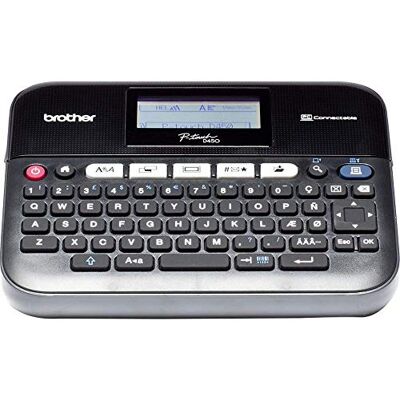 Brother Etichettatrice Desktop Collegabile a PC, con Display LCD, Ampia Tastiera QWERTY, Tasti Funzione One Touch, Nastri fino a 18 mm Brother Etichettatrice Desktop Collegabile a PC, con Display LCD, Ampia Tastiera QWERTY, Tasti Funzione One Touch, Nastri fino a 18 mm
