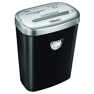 Fellowes Distruggi Documenti a Frammento 53C, 10 fogli, per Uso Personale, Cestino da 23 Litri, Colore Nero Fellowes Distruggi Documenti a Frammento 53C, 10 fogli, per Uso Personale, Cestino da 23 Litri, Colore Nero