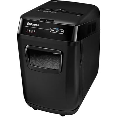 Fellowes Distruggi Documenti Automatico a Frammento 200C, 200 Fogli, per Piccolo Ufficio Ultra Silenzioso Fellowes Distruggi Documenti Automatico a Frammento 200C, 200 Fogli, per Piccolo Ufficio Ultra Silenzioso