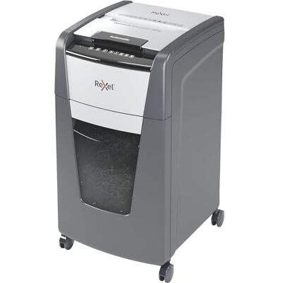 Rexel Optimum AutoFeed+ 225M Distruggidocumenti automatico CH, 225 fogli, livello di sicurezza P5, microtaglio, per uffici e reparti Rexel Optimum AutoFeed+ 225M Distruggidocumenti automatico CH, 225 fogli, livello di sicurezza P5, microtaglio, per uffici e reparti