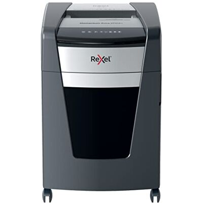 Rexel Momentum Extra XP514+, Distruggidocumenti Manuale, 15-14 Fogli A4 (70-80 gr/mq), Taglio Micro, Livello di sicurezza P-5, per l'Ufficio, Capacità 60 Litri, Rexel Momentum Extra XP514+, Distruggidocumenti Manuale, 15-14 Fogli A4 (70-80 gr/mq), Taglio Micro, Livello di sicurezza P-5, per l'Ufficio, Capacità 60 Litri,