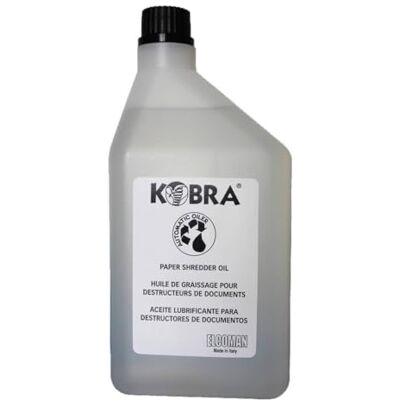 KOBRA Olio lubrificante per Oliatore Automatico AO/ACCU-FLOW scatola da 24 flaconi, 1 lt (Scatola da 24 flaconi) KOBRA Olio lubrificante per Oliatore Automatico AO/ACCU-FLOW scatola da 24 flaconi, 1 lt (Scatola da 24 flaconi)