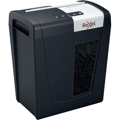 Rexel Secure MC6 Whisper-Shred™, Distruggidocumenti Manuale, 7-6 Fogli A4 (70-80 gr/mq), Taglio Micro, Livello di sicurezza P-5, per Uso Personale/Home Office, Capacità 18 Litri, Rexel Secure MC6 Whisper-Shred™, Distruggidocumenti Manuale, 7-6 Fogli A4 (70-80 gr/mq), Taglio Micro, Livello di sicurezza P-5, per Uso Personale/Home Office, Capacità 18 Litri,