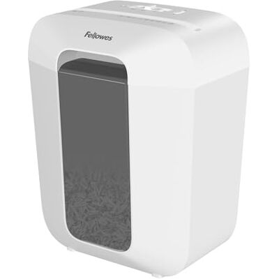 Fellowes FS-9C Distruggidocumenti, Taglio Incrociato, 9 Fogli, P4, Cestino 17L, Blocco di Sicurezza, 31 Fogli/Min, Alta Sicurezza per Casa e Ufficio, Silenzioso, Bianco Fellowes FS-9C Distruggidocumenti, Taglio Incrociato, 9 Fogli, P4, Cestino 17L, Blocco di Sicurezza, 31 Fogli/Min, Alta Sicurezza per Casa e Ufficio, Silenzioso, Bianco