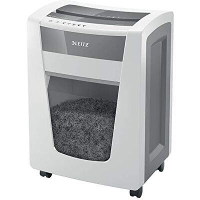 Leitz IQ Office Pro 80042000 Distruggidocumenti CH, microtaglio, livello di sicurezza P5+, capacità 7 fogli, contenitore per rifiuti da 30 l, con spina svizzera, colore: Bianco Leitz IQ Office Pro 80042000 Distruggidocumenti CH, microtaglio, livello di sicurezza P5+, capacità 7 fogli, contenitore per rifiuti da 30 l, con spina svizzera, colore: Bianco