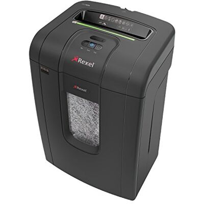 Rexel Mercury RSX1834 Distruggidocumenti 18 Fogli, Taglio a Frammenti, Sicurezza P-4, Capacità 34 Litri, 2105018 Rexel Mercury RSX1834 Distruggidocumenti 18 Fogli, Taglio a Frammenti, Sicurezza P-4, Capacità 34 Litri, 2105018