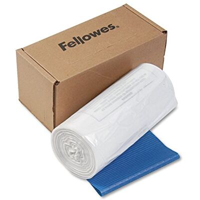 Fellowes Sacchetti per distruggidocumenti 50–75 L – Confezione da 50 Sacchetti resistenti per rifiuti di distruggidocumenti – Sacchi trasparenti per cestino per uso ufficio e casa Fellowes Sacchetti per distruggidocumenti 50–75 L – Confezione da 50 Sacchetti resistenti per rifiuti di distruggidocumenti – Sacchi trasparenti per cestino per uso ufficio e casa