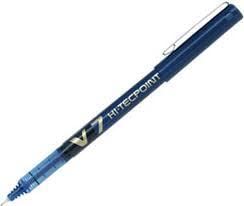 PILOT HI-TECPOINT V7 LIQUIDO INCHIOSTRO PASTA BLU MEDIO (confezione da 6