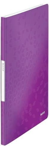 Leitz WOW portalistino fogli fissi 20 buste dim. 31 x 23 cm Viola metallizzato 46310162