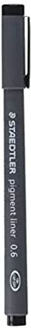 Staedtler Pigment Penna Fineliner 0.6mm, 1 pz.