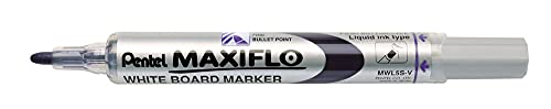 Pentel Maxiflo – Confezione di 12 marqeurs per lavagna punta Violet