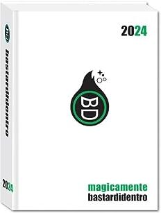 SEVEN SPA DIARIO SCUOLA 2023/24 BASTARDI DENTRO 16 MESI MAGICAMENTE FORMATO POCKET 12X15 (BIANCO)