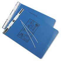 Universal Pressboard Hanging data Binder, 9 – 1/2 x 11 Unburst sheets, Blue (case of 20)