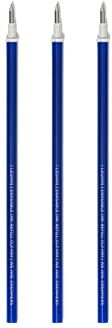 Legami Refill per Penna Gel Cancellabile, Set 3 Pezzi, Altezza 13 cm, Inchiostro Termosensibile Blu, Punta 0,7 mm