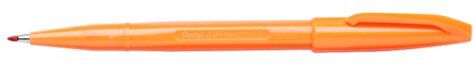 Pentel S520 Sign Pen pennarello punta fibra arancio 12 pz